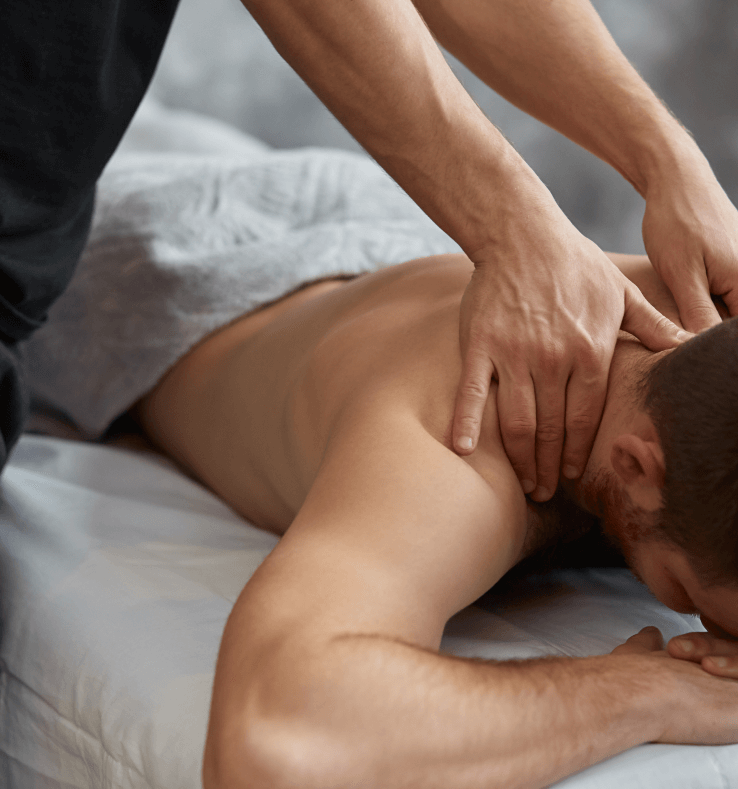 Calm professional massage setting